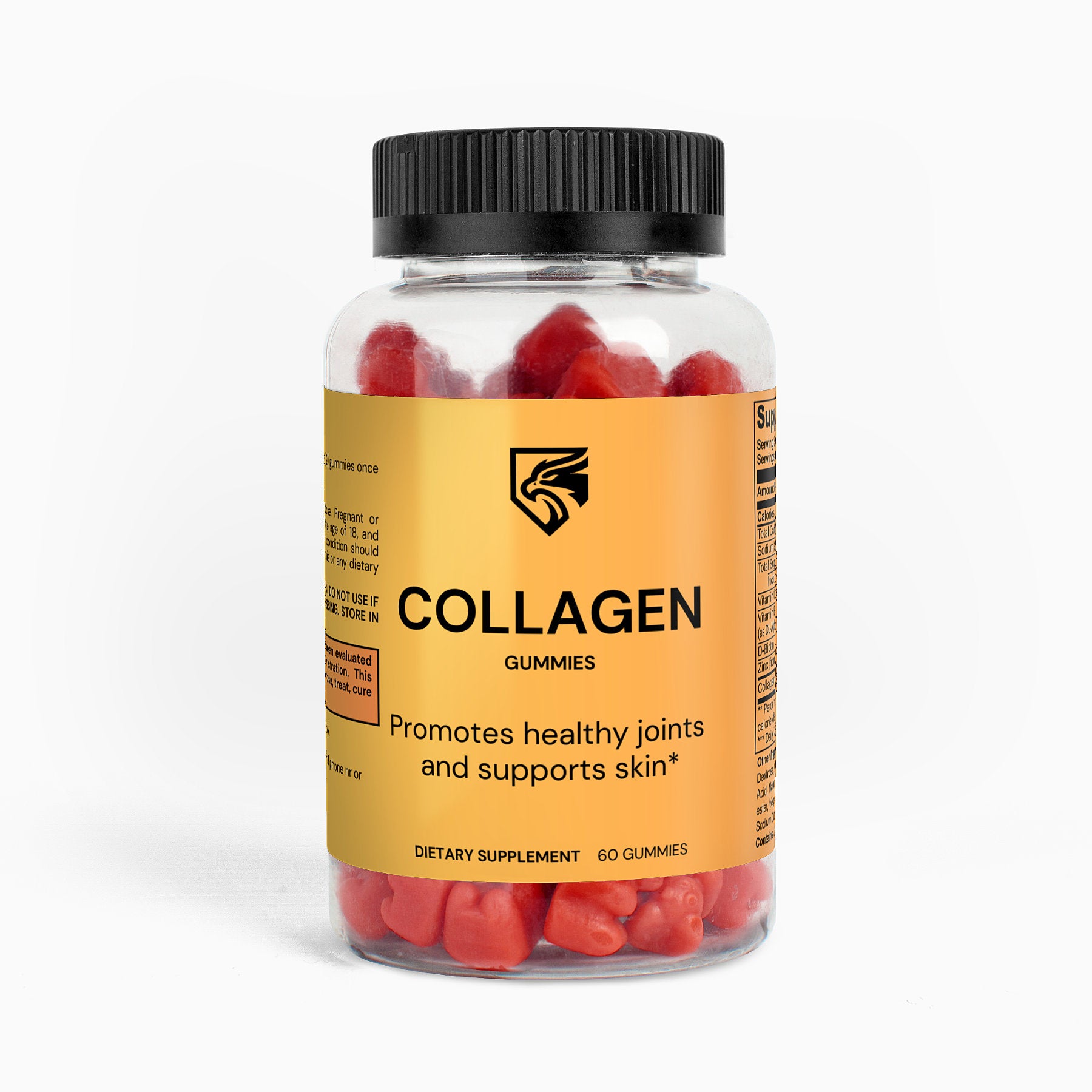 Collagen Gummies – Orange Flavor – 60 Gummies