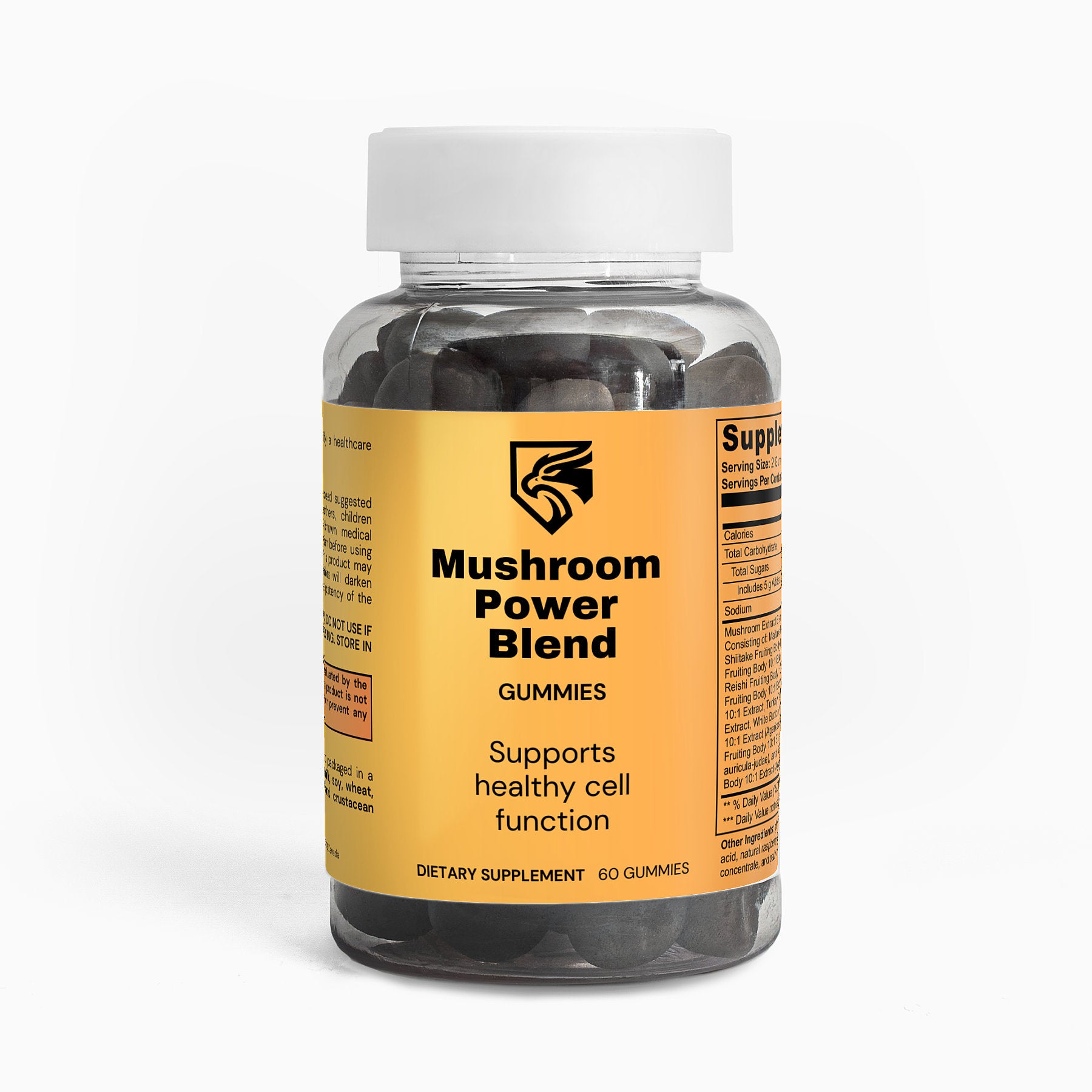 Mushroom Extract Complex Gummies – Cognitive & amp; Energy Support with 10 Powerful Mushrooms