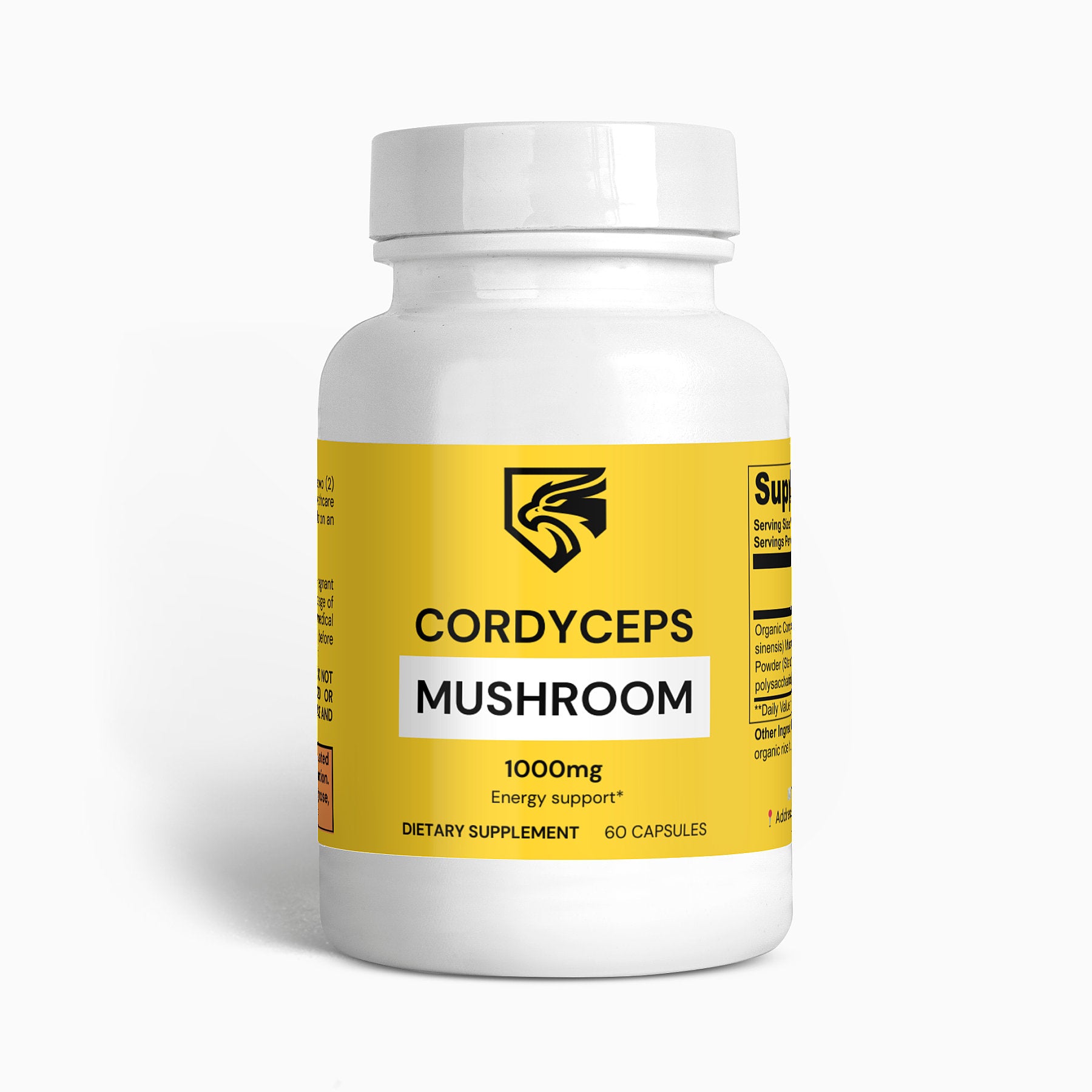 Cordyceps Mushroom Capsules – 60 Vegan Capsules