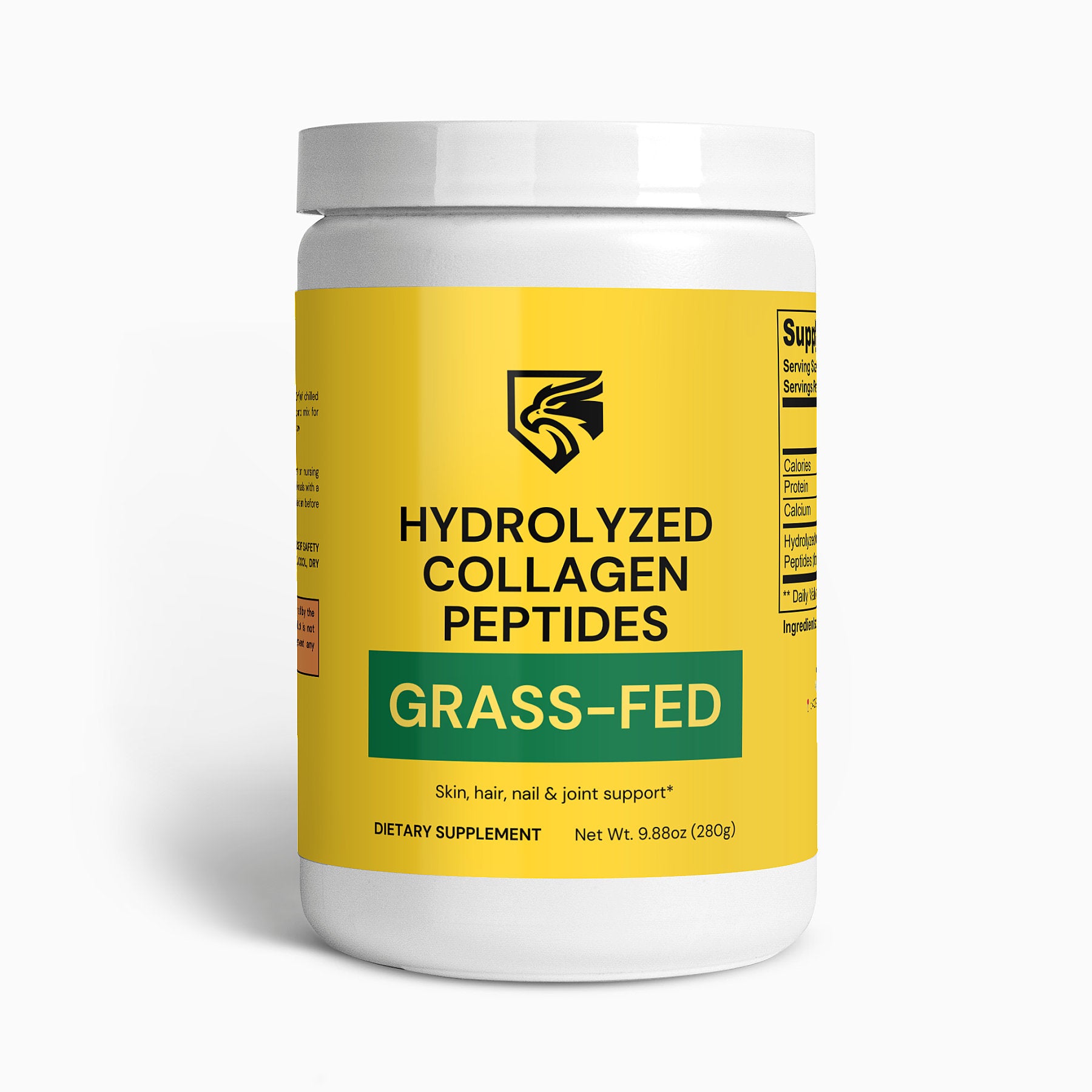 Premium Grass-Fed Hydrolyzed Collagen Peptide Powder – Supports Skin, Hair, Joints & Overall Wellness