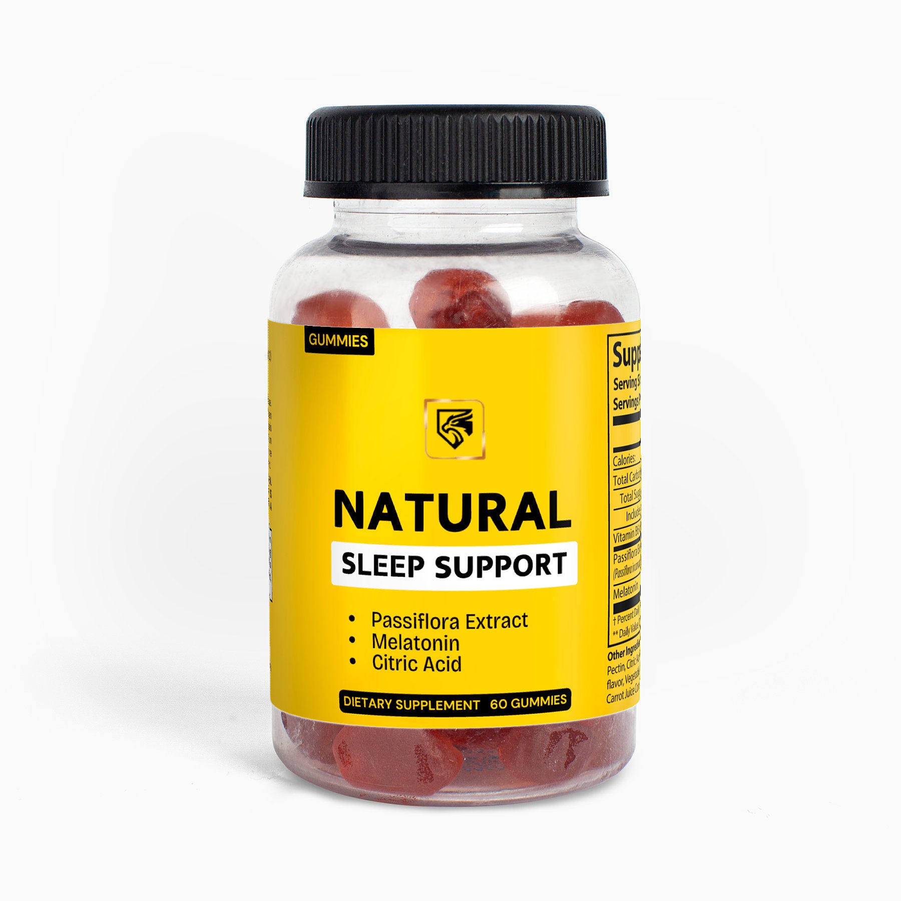 Natural Sleep Support Gummies – Passion Fruit Flavor